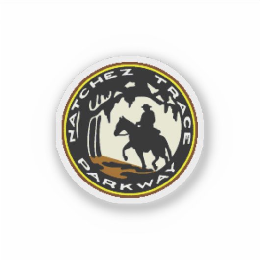Natchez Trace Parkway Sticker (Voorkant)