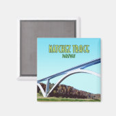 Natchez Trace Parkway Tennessee Mississippi Magneet (Voorkant / Achterkant)
