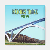 Natchez Trace Parkway Tennessee Mississippi Magneet (Voorkant)