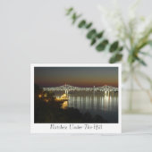 Natchez under-The-Hill & Bridge Briefkaart (Staand voorkant)
