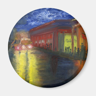 Natchitoches, Louisiana bij nacht Magneet