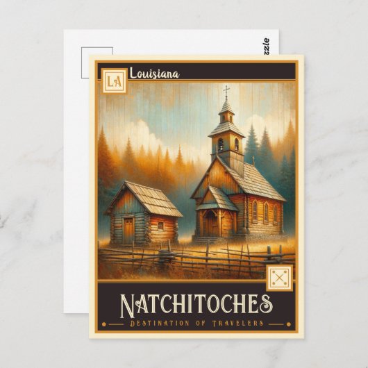 Natchitoches, Louisiana |  Briefkaart (Voorkant / Achterkant)