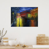 Natchitoches, Louisiana voor de parade Poster (Keuken)