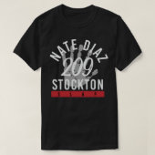 Nate Diaz 209 Stockton Slap Jiu Jitsu Essential T T-shirt (Design voorkant)