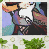 Nate en Guitar Theedoek (Gevouwen)