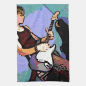 Nate en Guitar Theedoek (Verticaal)