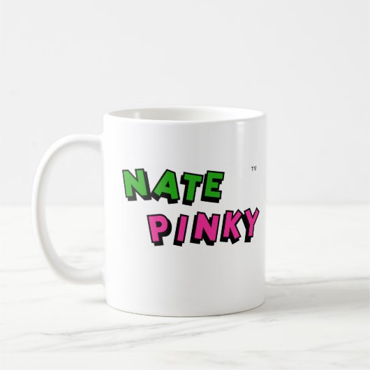 Nate Pinky Coffee Mok (Links)
