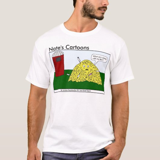 Nate's Cartoons Haystack Shirt (Voorkant)