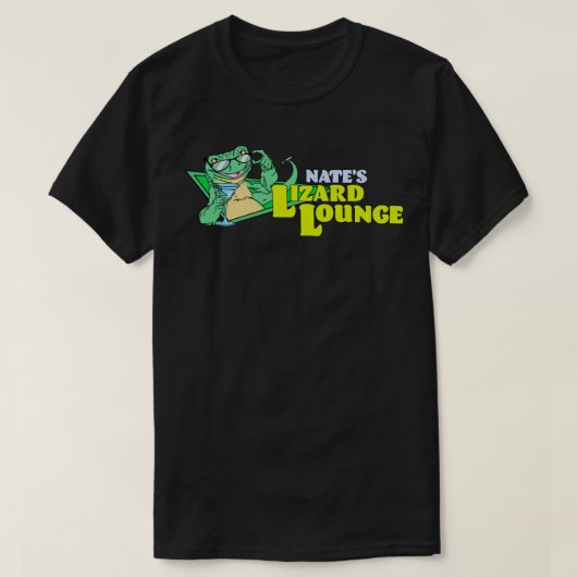 Nates Lizard Lounge The Rehearsal Logo Sticker T-shirt (Design voorkant)