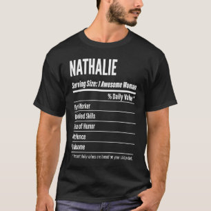 Nathalie  Voedingswaarde Portiegrootte Calorieën T-shirt