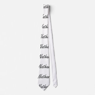 Nathan Artistic Name Design Stropdas