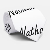Nathan Artistic Name Design Stropdas (Opgerold)