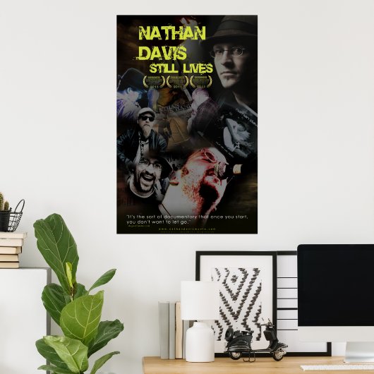 Nathan Davis Nog Lives Poster (Thuiskantoor)