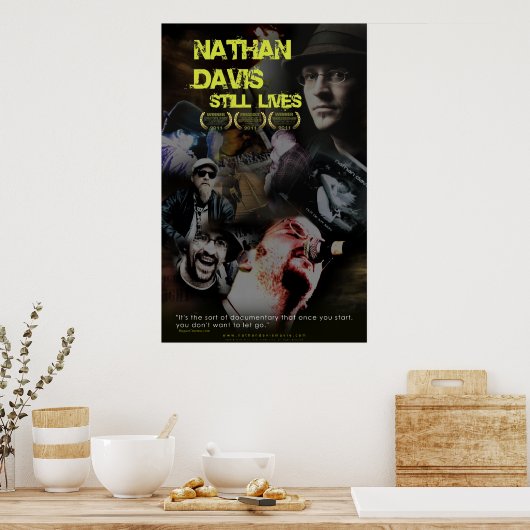 Nathan Davis Nog Lives Poster (Keuken)