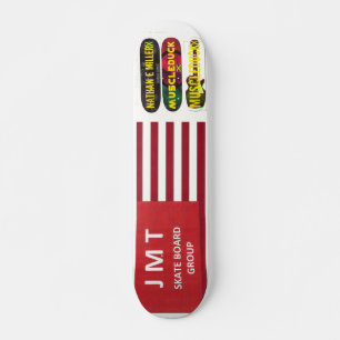 NATHAN E MILLER MUSCLEDUCK Skateboard, 7¾" Deck Persoonlijk Skateboard