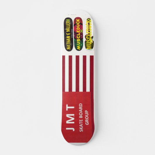 NATHAN E MILLER MUSCLEDUCK Skateboard, 7¾" Deck Persoonlijk Skateboard (Voorkant)
