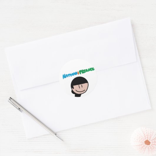 Nathan en vrienden- Shawn Sticker (Envelop)