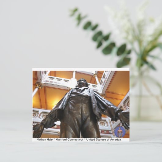 Nathan Hale Briefkaart (Staand voorkant)