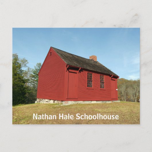 Nathan Hale Schoolhouse (East Haddam) Briefkaart (Voorkant)