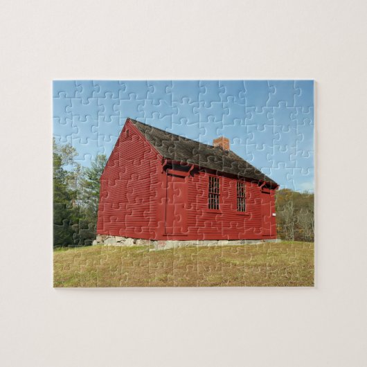 Nathan Hale Schoolhouse (East Haddam) Legpuzzel (Horizontaal)