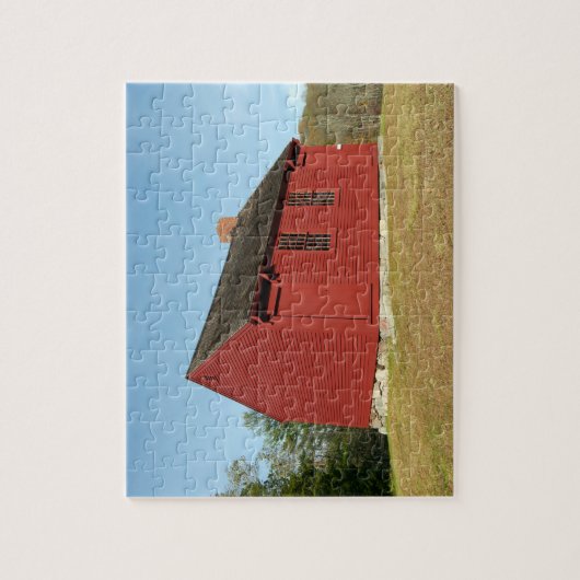 Nathan Hale Schoolhouse (East Haddam) Legpuzzel (Verticaal)