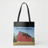 Nathan Hale Schoolhouse (East Haddam) Tote Bag (Voorkant)