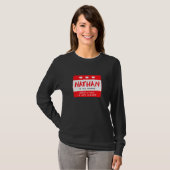 Nathan is mijn naam gepersonaliseerde Nickname Cus T-shirt (Voorkant volledig)