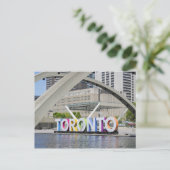 Nathan Phillips Square Toronto, Ontario Canada Briefkaart (Staand voorkant)