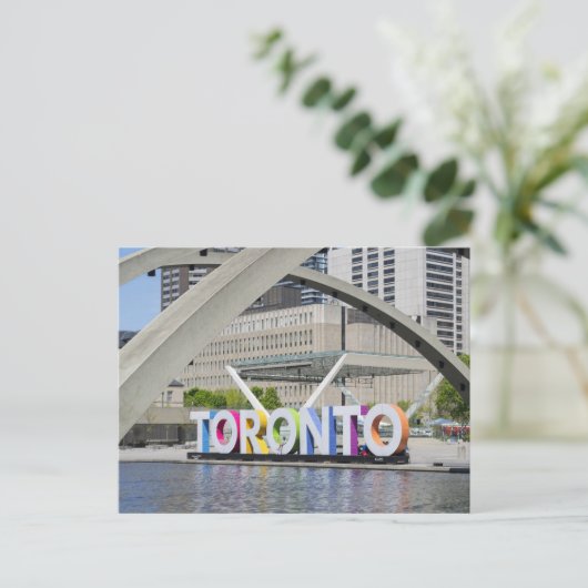 Nathan Phillips Square Toronto, Ontario Canada Briefkaart (Staand voorkant)