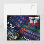 Nathan Road in Hong Kong Briefkaart (Voorkant / Achterkant)