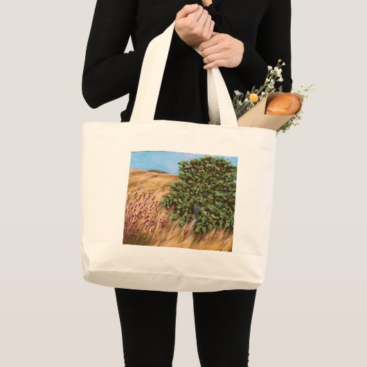 Nathanael en de vogelboom grote tote bag (Voorkant (product))