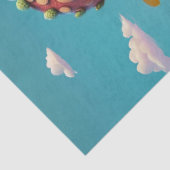 Nathaniel Drink koffie, hagedis Tissuepapier (Detail)