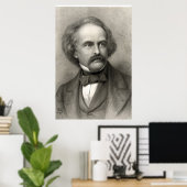 Nathaniel Hawthorne Poster (Thuiskantoor)