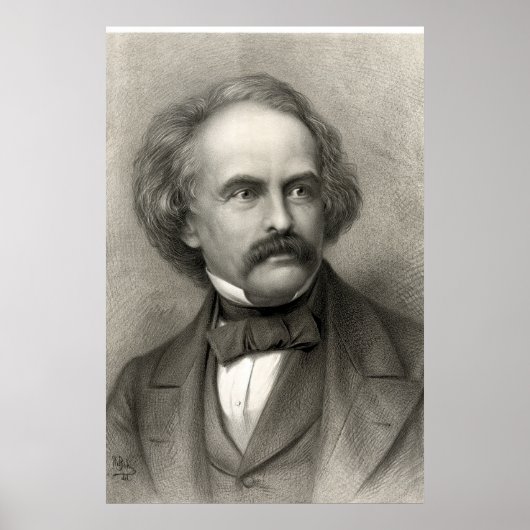 Nathaniel Hawthorne Poster (Voorkant)