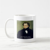 Nathaniel Hawthorne "Pure Hands" Wisdom Quote Koffiemok (Links)