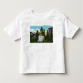 Nathaniel Hawthorne Statue Uitzicht Kinder Shirts (Voorkant)