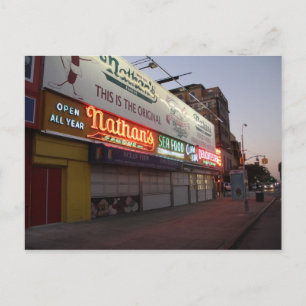 Nathans Coney Island Briefkaart