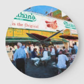 Nathan's Coney Island Clock Grote Klok (Voorkant)