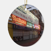 Nathans Coney Island - kerstversiering Keramisch Ornament (Links)