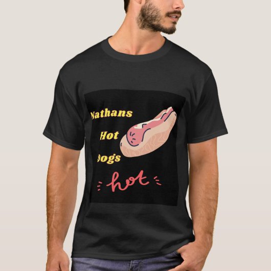 nathans hot dog t-shirt (Voorkant)