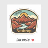 Nathrop, Colorado Sticker (Vel)