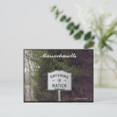 Natick, Massachusetts Briefkaart (Staand voorkant)