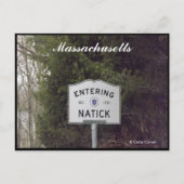 Natick, Massachusetts Briefkaart (Voorkant)