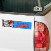 NATICK, REDMEN BUMPERSTICKER (Op Truck)