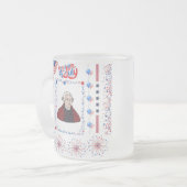 Natie van Lichten Viering Matglas Koffiemok (Voorkant links)