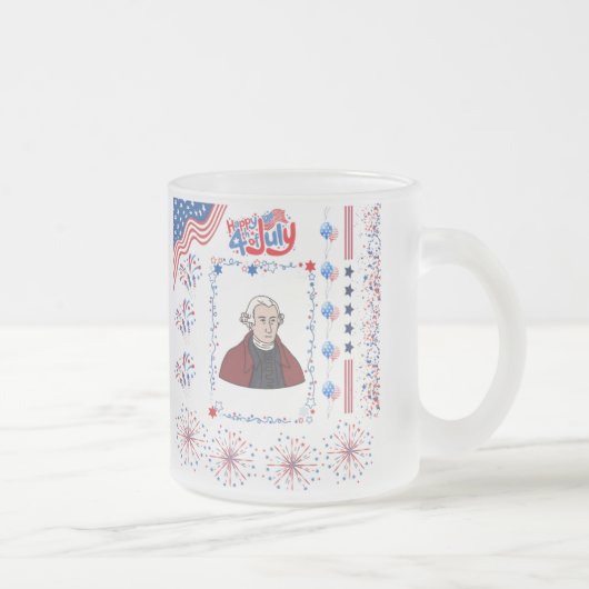Natie van Lichten Viering Matglas Koffiemok (Rechts)