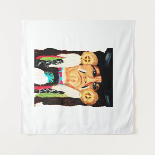 NATIEF AMERIKAANSE tapijt Wandkleed (Voorkant (horizontaal))