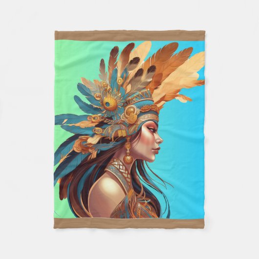 NATIEF BEAUTY #1 FLEECE DEKEN (Voorkant)