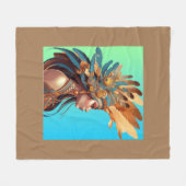 NATIEF BEAUTY #1 FLEECE DEKEN (Voorkant (Horizontaal))