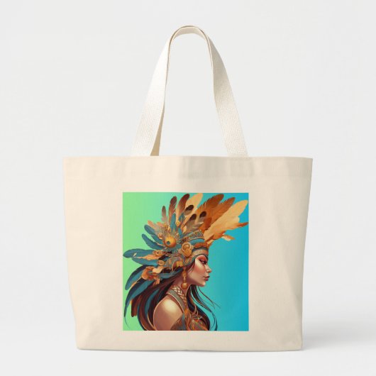 NATIEF BEAUTY #1 GROTE TOTE BAG (Voorkant)